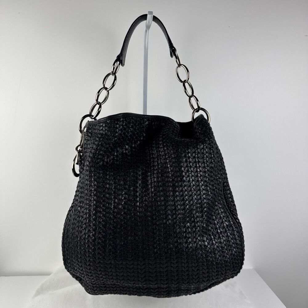 Christian Dior Lady Dior Soft Hobo 2007 Collection by John Galliano Black Y2K - Picture 2 of 16